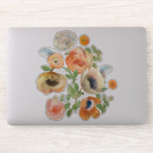 Boeket Oranje Lente Bloemen Sticker