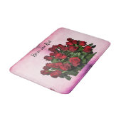 Boeket rode rozen badmat (Gekanteld)