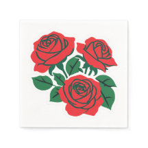 Boeket RODE ROZEN formele bruiloft