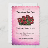 Boeket rode rozen kaart (Voorkant)