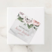  boeket Roos Sweet Sixteen Bedankjes Labels (In situ)