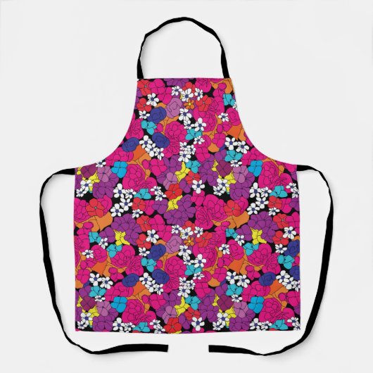 Boeket Roze en Paarse Schort (Voorkant)