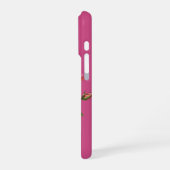  boeket roze rozen iPhone hoesje (Linkerkant)