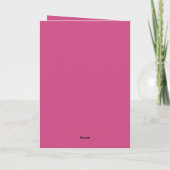  boeket roze rozen kaart (Achterkant)