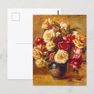 Boeket rozen, Auguste Renoir Briefkaart