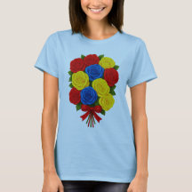 Boeket Rozen Dames T-Shirt