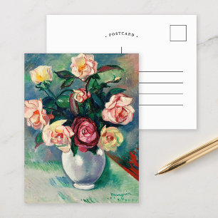 Boeket Rozen Henri Manguin Briefkaart