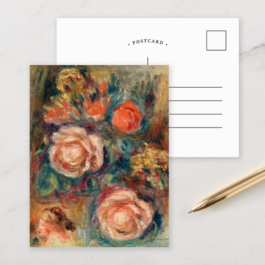 Boeket Rozen | Renoir Briefkaart