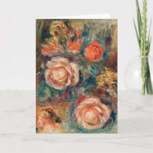 Boeket Rozen   Renoir Kaart