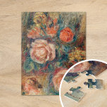 Boeket Rozen | Renoir Legpuzzel<br><div class="desc">Boeket Rozen | Boeket van de Rozen (1900) | Origineel kunstwerk van de Franse impressionist Pierre-Auguste Renoir (1841-1919). Het schilderij beeldt een abstract impressionistisch stilleven van bloemetjes af in prachtige aardachtige roze, koraal, groen en bruine kleuren. Gebruik de ontwerpgereedschappen om aangepaste tekst toe te voegen of het afbeelding te personaliseren....</div>