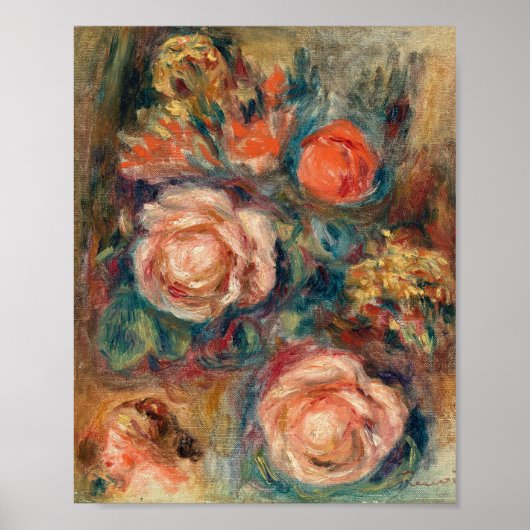Boeket Rozen | Renoir Poster (Voorkant)