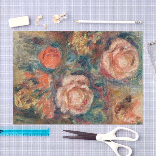Boeket Rozen | Renoir Tissuepapier (Craft)