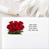 Boeket Rozen Retouradres Label (Insitu)
