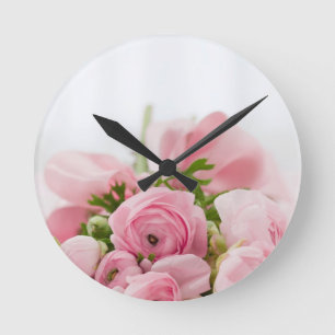 Boeket rozen ronde klok