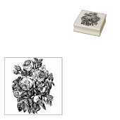 Boeket Rozen | Rubberstempel (Gestempeld)