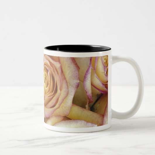 Boeket rozen tweekleurige koffiemok (Rechts)