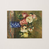 Boeket Rozen van Pierre-Auguste Renoir Classic Legpuzzel (Horizontaal)