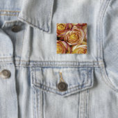Boeket rozen vierkante button 5,1 cm (In situ)