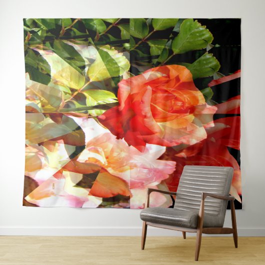 Boeket Rozen...... Wandkleed (In Situ (horizontaal))