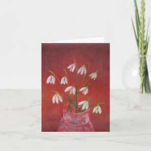 Boeket Sneeuwklokjes   Kaart