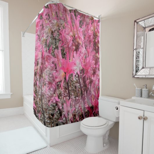 Boeket van Amaryllis..... Douchegordijn (In situ)