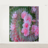 Boeket van baby roze rozen..... wandkleed (Voorkant)