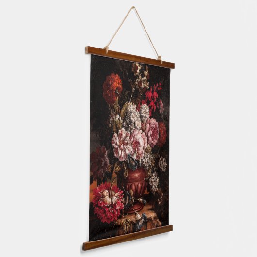  boeket van bloemen hangend wandkleed (Gebogen)