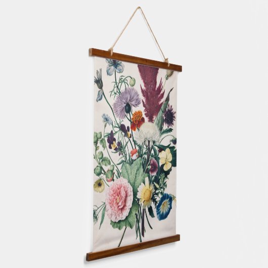  boeket van bloemen hangend wandkleed (Gebogen)