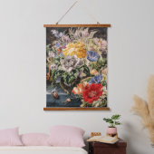 boeket van bloemen hangend wandkleed (Slaapkamer)