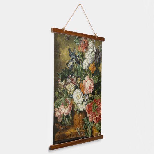  boeket van bloemen hangend wandkleed (Gebogen)