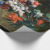 BOEKET VAN BLOEMEN IN EEN URN CADEAUPAPIER (Hoek)