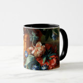 BOEKET VAN BLOEMEN IN EEN URN MOK (Voorkant rechts)