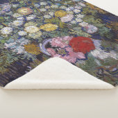 Boeket van bloemen in een vaas | Van Gogh | Sherpa Deken (3/4)