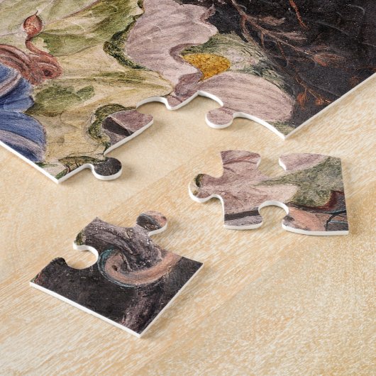  boeket van bloemen legpuzzel (Zijkant)