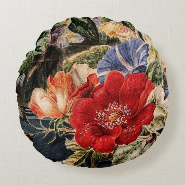  boeket van bloemen rond kussen (Voorkant)