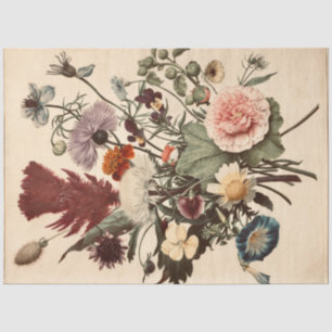 boeket van bloemen tissuepapier