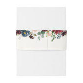 Boeket | van Bourgondië Monogram Uitnodigingen Wikkel (Achterkant Voorbeeld)