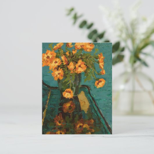 Boeket van Camomiles | Jan Bohuszewicz Briefkaart (Staand voorkant)