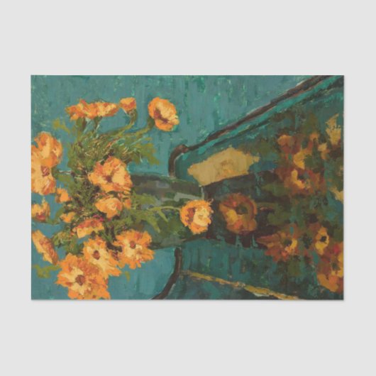 Boeket van Camomiles | Jan Bohuszewicz Tissuepapier (Voorkant)