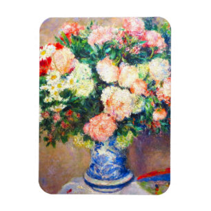 Boeket van Chrysanten en een Japanse Fan Magneet