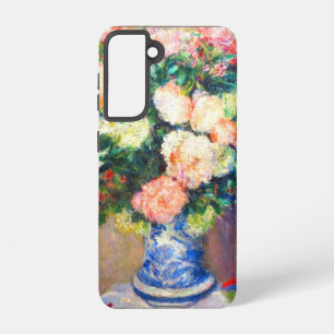 Boeket van Chrysanten en een Japanse Fan Samsung Galaxy Hoesje