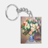 Boeket van Chrysanten en een Japanse Fan Sleutelhanger (Voorkant Links)