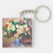 Boeket van Chrysanten en een Japanse Fan Sleutelhanger (Achterkant)