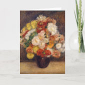 Boeket van Chrysanten | Renoir Kaart (Voorkant)