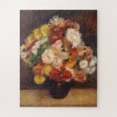 Boeket van Chrysanten Renoir Legpuzzel (Verticaal)