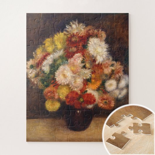 Boeket van Chrysanten Renoir Legpuzzel