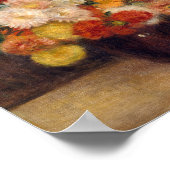 Boeket van Chrysanten | Renoir Poster (Hoek)