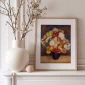 Boeket van Chrysanten | Renoir Poster