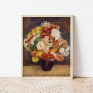 Boeket van Chrysanten   Renoir Poster