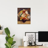Boeket van Chrysanten | Renoir Poster (Thuiskantoor)